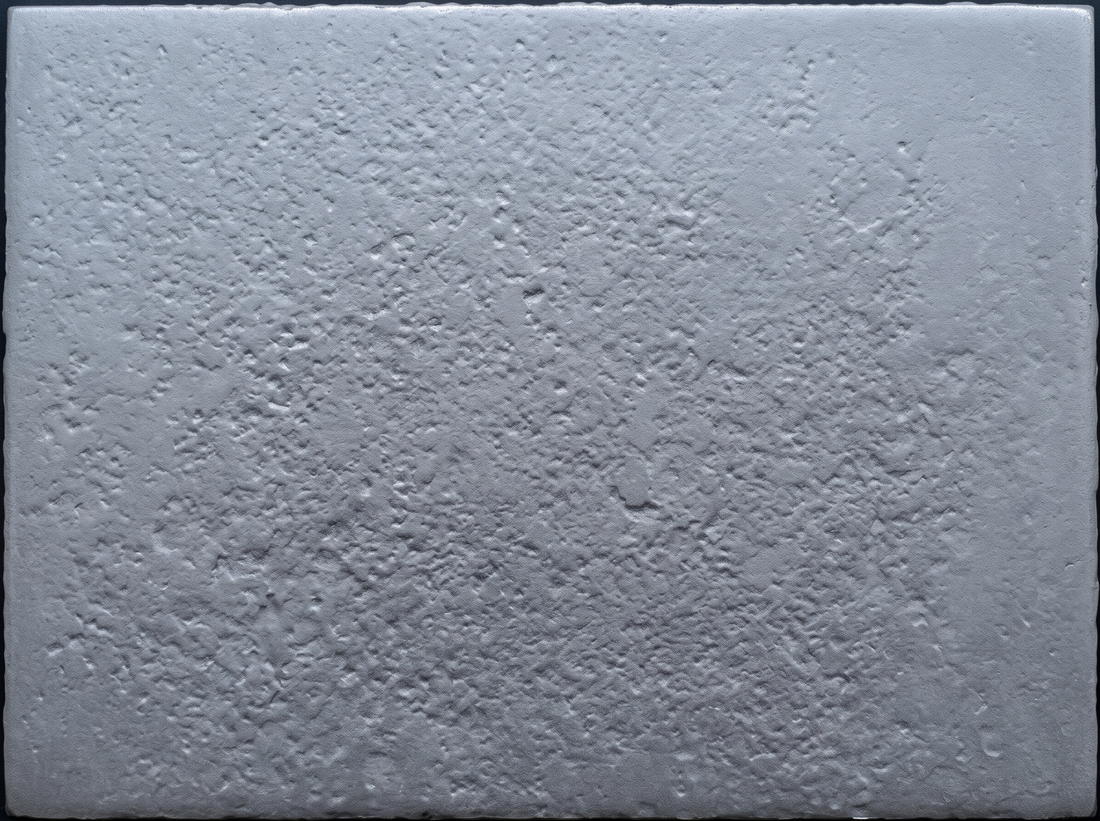 A steel test plate after laser cleaning